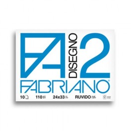 ALBUM DISEGNO FABRIANO F 2 24 X 33  110 GR