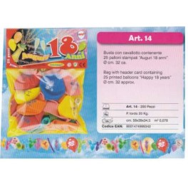 PALLONCINI 18 ANNI