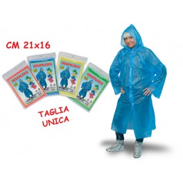 IMPERMEABILE USA E GETTA ADULTO 4 COLORI