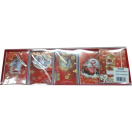 BIGLIETTI NATALE ROSSI 