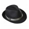 CAPPELLO NERO CON FASCIA 