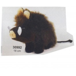CINGHIALE PELUCHE CM 18