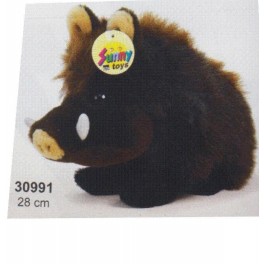 CINGHIALE PELUCHE CM 28