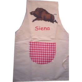 GREMBIULE CINGHIALE PERSONALIZZABILE 