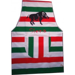 GREMBIULE CINGHIALE TRICOLORE PERSONALIZZABILE  