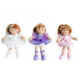 BAMBOLE DI PEZZA BALLERINE  CM30