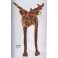 CAPPELLO  PELUCHE  CERVO 