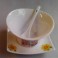 SALSIERA CON CUCCHIAINO CM 12 X 8 