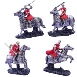 CAVALIERI MEDIEVALI A CAVALLO CM 10 