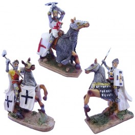 CAVALIERI MEDIEVALI  A CAVALLO CM 15