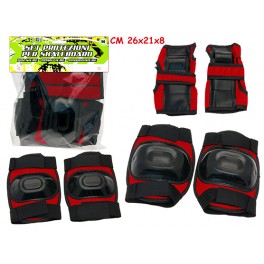PROTEZIONI PER SKATEBOARD SET COMPLETO