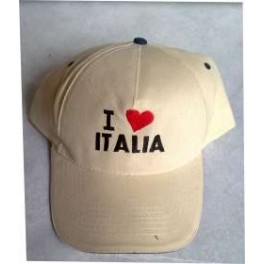 CAPPELLO  I LOVE ITALIA RICAMATO
