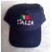 CAPPELLO ITALIA RICAMATO CON BANDIERA