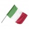 BANDIERA ITALIA CON ASTA CM 60 X 90