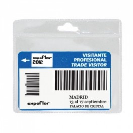IDENTIFICATORE   TRASPARENTE  PVC 