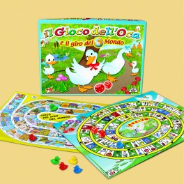 GIOCO OCA IN SCATOLA E IL GIRO DEL MONDO