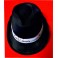 CAPPELLO NERO  LUCIDO SOUVENIRS