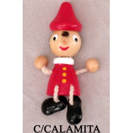 CALAMITA PINOCCHIO LEGNO CM 7 