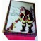 SET DA 5 SCATOLE RETTANGOLARI BABBO NATALE