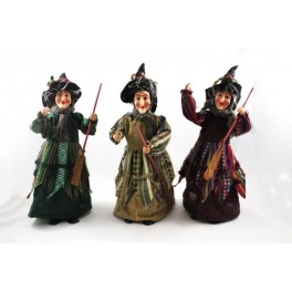 BEFANA IN PIEDI CON CONTENITORE PORTACARAMELLE