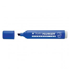TRATTO MARKER BLU PUNTA SCARPELLO