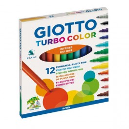 12 PENNARELLI TURBOCOLOR I GIOTTO