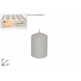 CANDELA CILINDRO 5 X 8 BIANCO