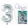 PALLONCINO LAMINATO ARGENTO CM 85