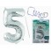 PALLONCINO LAMINATO ARGENTO CM 85