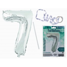 PALLONCINO LAMINATO ARGENTO CM 85