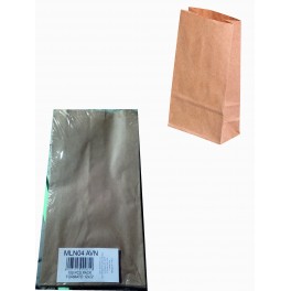 SACCHETTO CARTA  MARRONE CM 12X 22