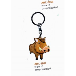PORTACHIAVI I CINGHIALE LEGNO