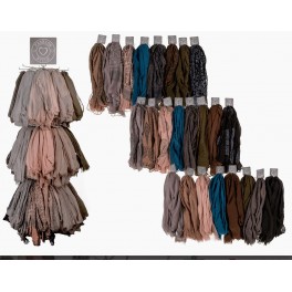 SCIARPA   30 COTONE 70 POLIESTERE 