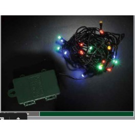LUCI LED 10 MULTICOLOR BATTERIA