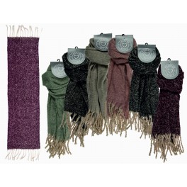 SCIARPA INVERNALE FRINGES STYLE PESANTE
