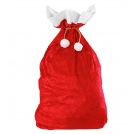 SACCO BABBO NATALE VELLUTO