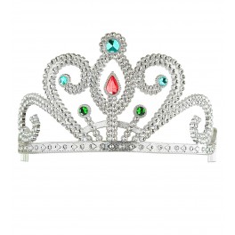 TIARA ARGENTO CON GEMME