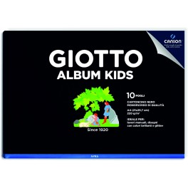 GIOTTO ALBUM NERO A/ 4 10 FG  220 GR