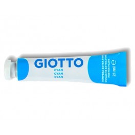 TUBO TEMPERA GIOTTO 21 ML CYAN 