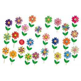GIRANDOLA FIORE CM 22 MANICO LEGNO