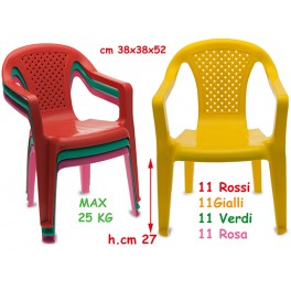 SEDIA BAMBINI CON POGGIABRACCIO