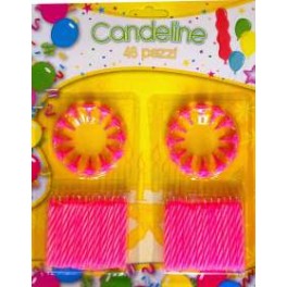 CANDELINE ROSA 48 PZ