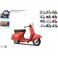 VESPA IN SCATOLA 1:18