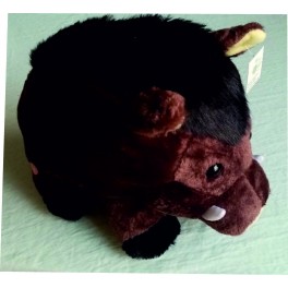 CINGHIALE PELUCHE CM 30 CON  VOCE E VERSO 