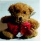 ORSETTO MARRONE  CON CUORE 