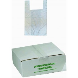 BUSTE SHOPPER COMPOSTABILI MEDIE 