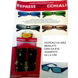 OCCHIALI DA SOLE E LETTURA 