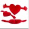 CUORE CM 70 CON BRACCIA 