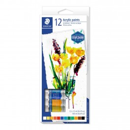 COLORI ACRILICI 12 PZ X 12 ML 