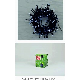 192 LED MULTICOLOR BATTERIA  MULTICOLOR